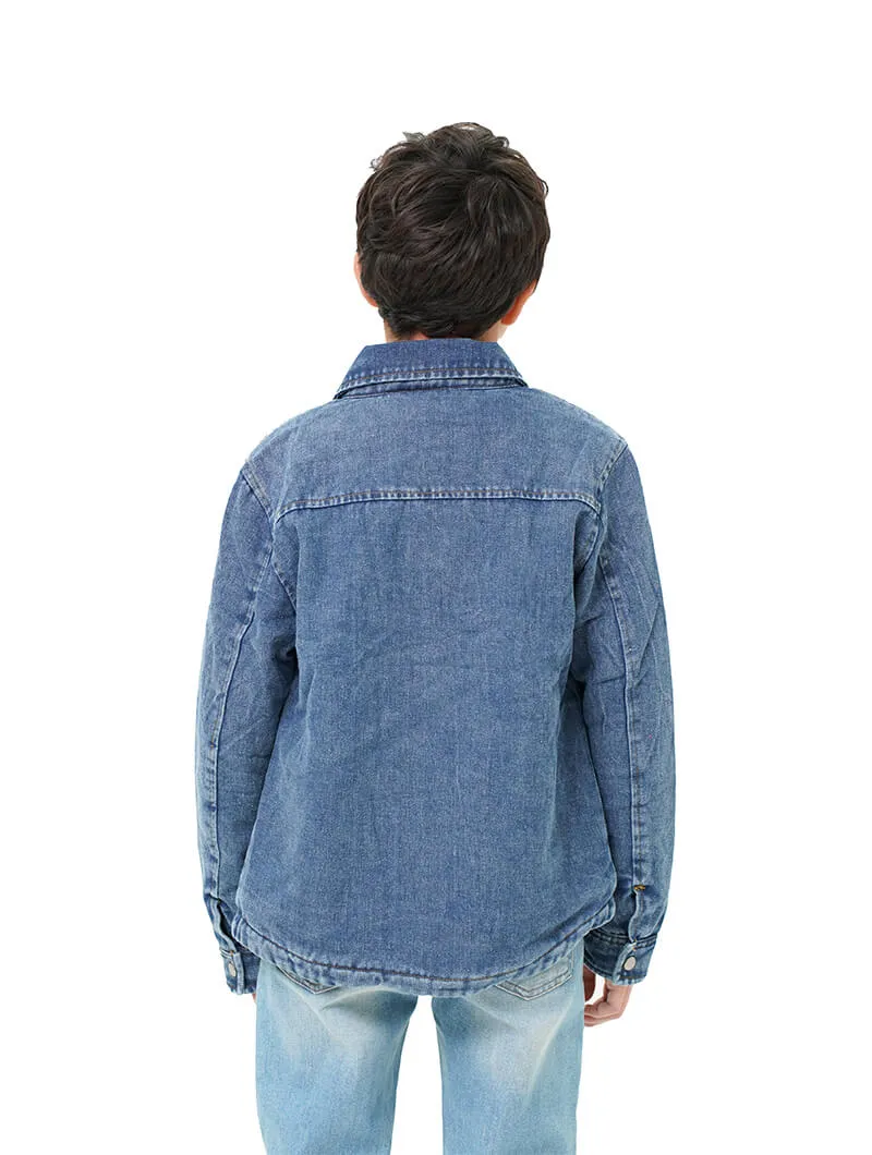 Blouson en jean doublée